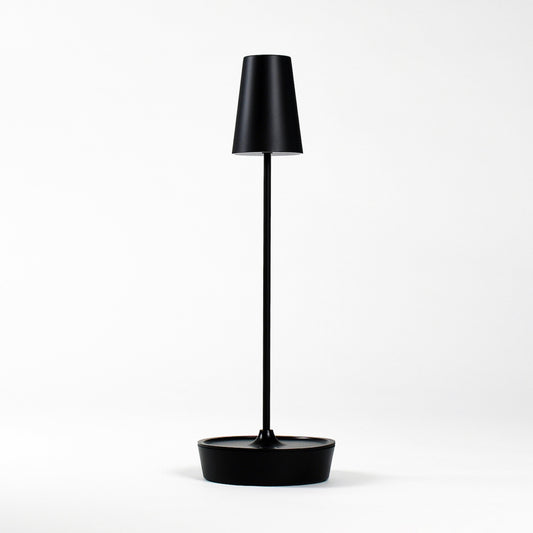 ワイヤレステーブルライト MoriMori LED 充電式3段階調光式 照明 T-Light ALTO ブラック色