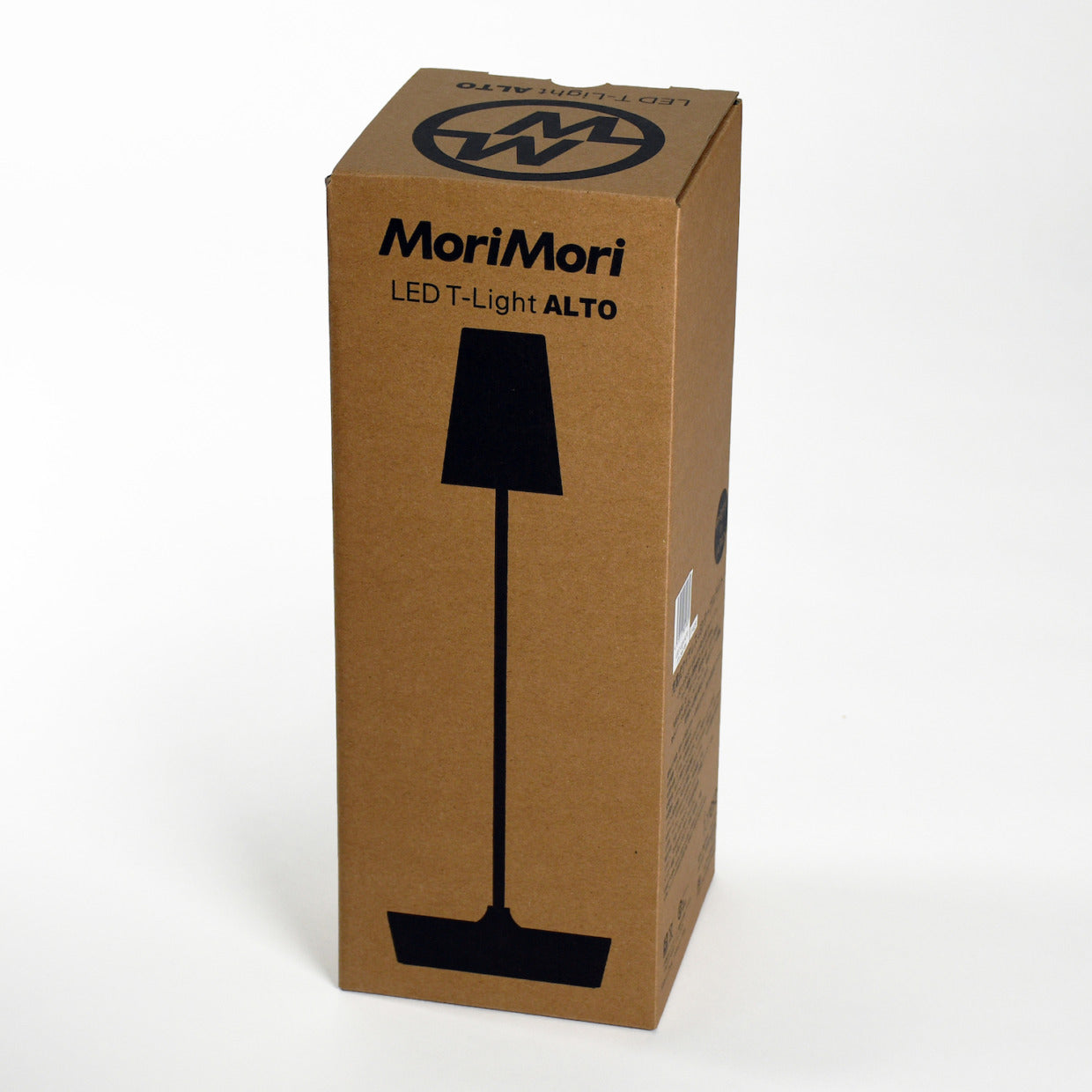 ワイヤレステーブルライト MoriMori LED 充電式3段階調光式 照明 T-Light ALTO ブラック色