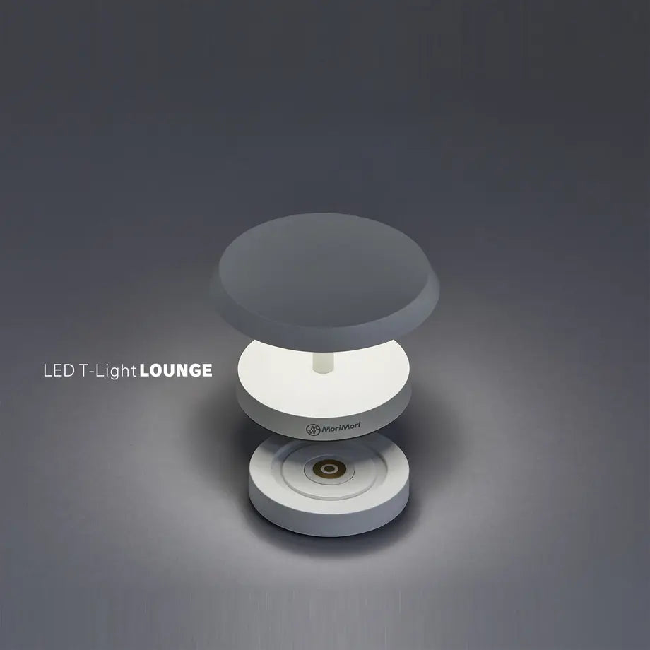 テーブルライト 照明 LED おしゃれ MoriMori LED T-Light LOUNGE ホワイト色  ブラック色 FTL-1701-WH FTL-2101-BK 4573111800105
